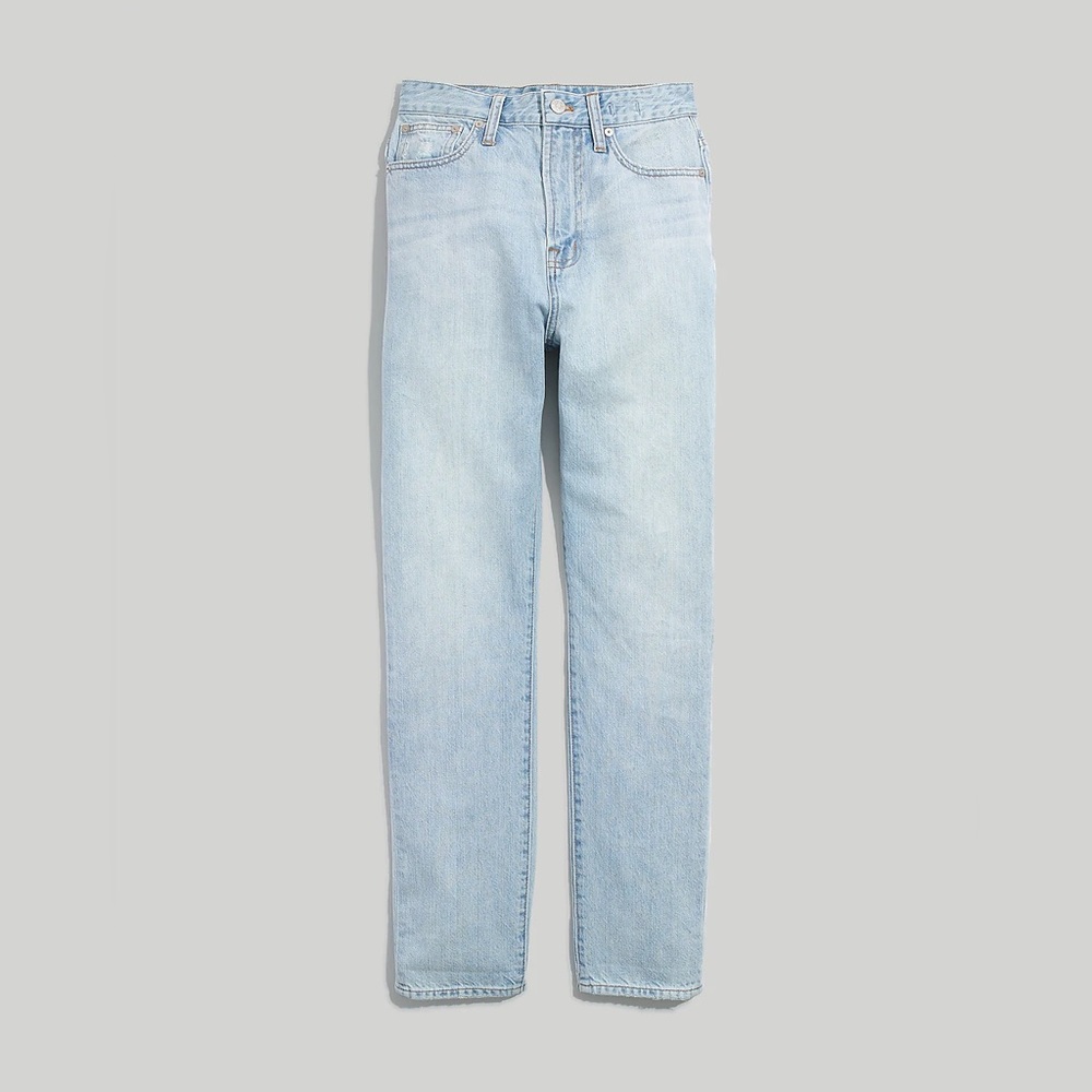 NWT Madewell Curvy Perfect Jean Fitzgerald Wash size 28